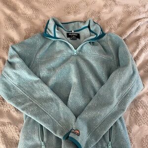 Women’s Chubbies Light blue quarter zip jacket